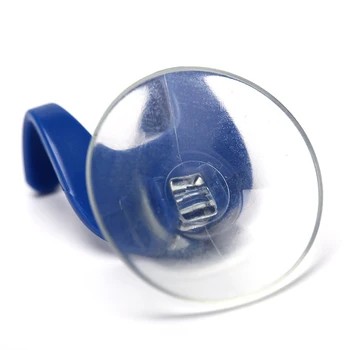 

1PCS Plastic Clear Blue Super Suction Cup Shaving Razor Rack Bathroom Cupula Set Wall-mounted Shaver Shelf Razor Holder