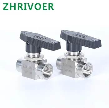 

Female SS304 For Water Gas Oil Q11SA Stainless Steel 304 Needle Valve 1/8'' 1/4'' 1/2''