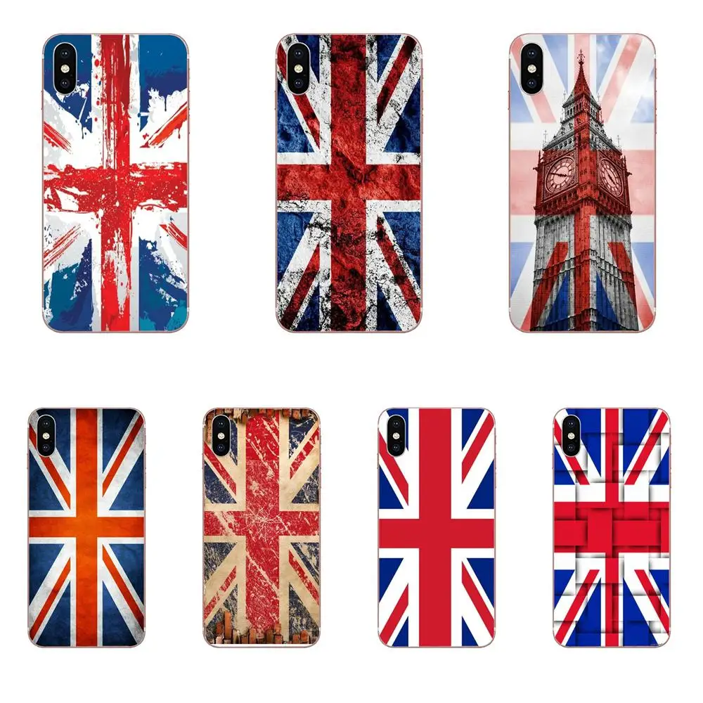 British Flag Hot Fashion Fun Dynamic TPU For Samsung Galaxy Note 5 8 9 S3 S4 S5 S6 S7 S8 S9 S10 5G mini Edge Plus Lite | Мобильные