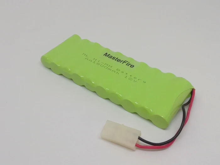 2 упак./лот MasterFire AA 12V 1800MAH Ni-MH аккумуляторная батарея NiMH батареи с вилкой