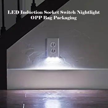 

Built-in Night Light Easy Installation Product Night Angel Night Light Switch Light Socket Night Light Led Sensor Light