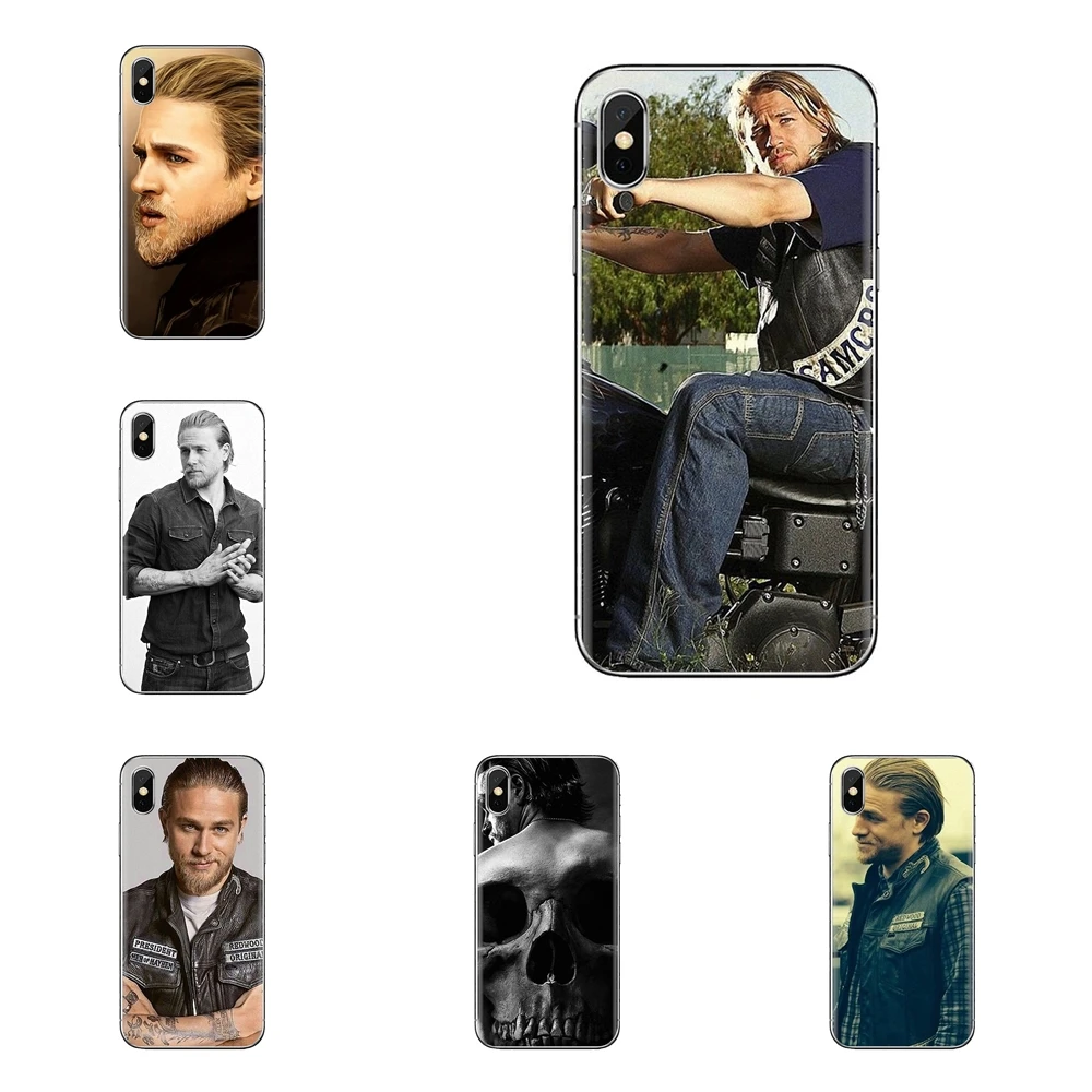 Чехол-книжка Charlie Hunnam Jax для Xiao mi 4 5 5s 6 A1 A2 5X6X8 9 Lite SE Pro Max Mix 2 3 2S Прозрачный чехол из