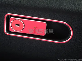 

For Mercedes Benz Interior Mouldings E Class GLK CLS ML GLE GL Glove Box Sequins Decorative Cover Trim Car Styling Accessories