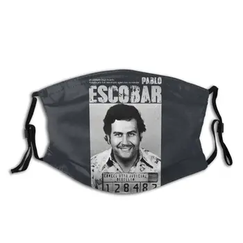 

Pablo Escobar Reusable Face Mask Pattern Anti Haze Dustproof Mask Protection Cover Respirator Mouth Muffle