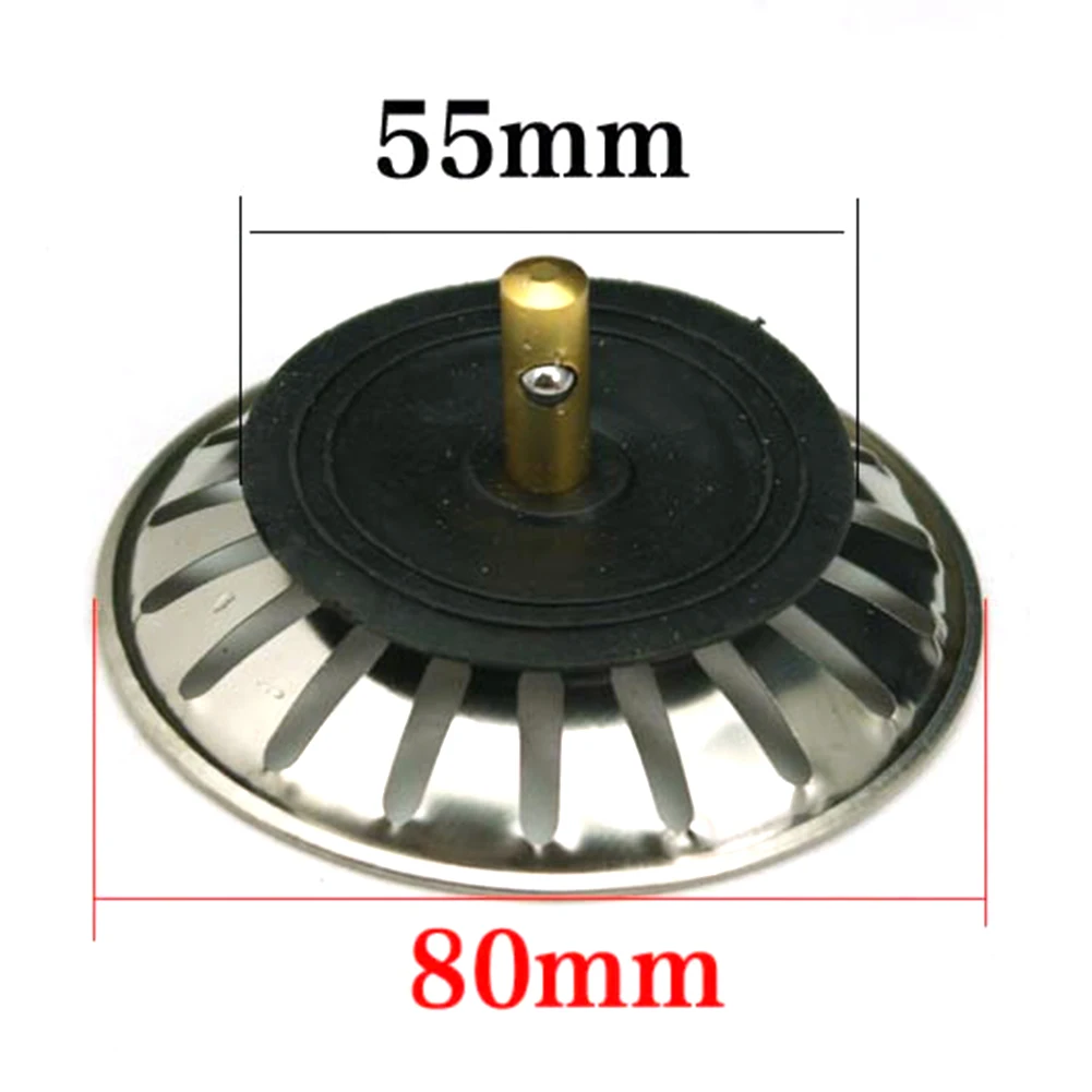 Silver Disposer Plug Stainless Steel Filter Kitchen Stopper Sink Drainer Strainer Portable sink filter,kitchen sink filter,sink strainer,kitchen sink strainer