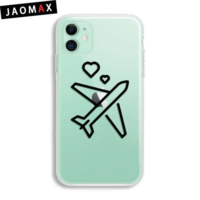 22041 Jaomax Прозрачный чехол для телефона для iPhone 11 Pro XR XS Max XS чехол s Роскошная Карта мира Путешествия Мягкий ТПУ чехол для iPhone 6 7p 8p - Цвет: 22041