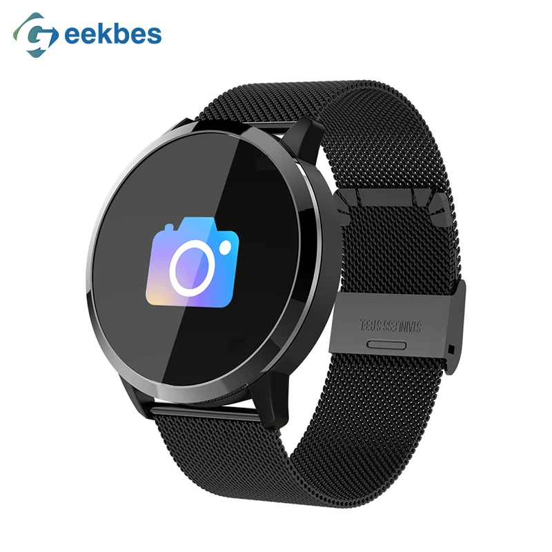 Q8 Смарт-часы Bluetooth для мужчин и женщин Браслет фитнес-трекер пульсометр Монитор