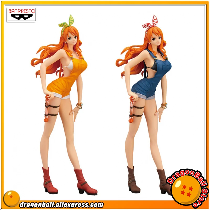 Sale0a Japan Anime One Piece Stampede Original Banpresto Glitter Glamours Collection Figure Nami Action Figures Aliexpress