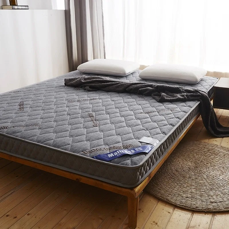 VESCOVO Knitted Cotton Mattress 180*200 Double Foldable Tatami Floor Mats Student Dormitory Bed Topper mattress topper sleep mattress
