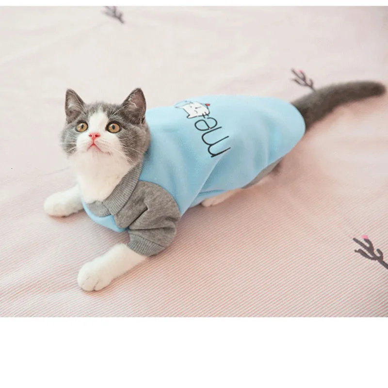 Одежда для кошек, милый клоун, котенок, бренд Tide, сошки Yiweiyi Muppet, Британия, короткая осенняя одежда, домашняя одежда с котенком