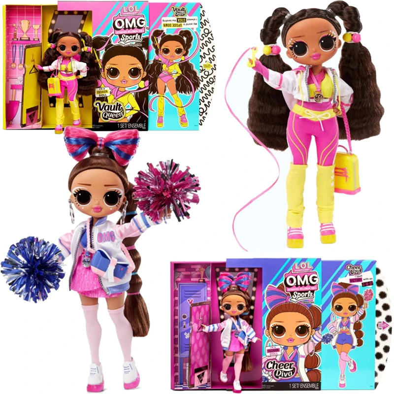 Lol Surprise OMG Sports Vault Queen Cheer Diva Cute Fashion Princess Doll  Anime Figure Model Toy For Girl Birthday Gif|Dolls| - AliExpress