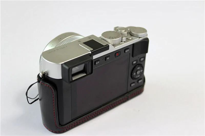 Роскошный чехол для камеры из искусственной кожи, защитный чехол для Leica D-LUX7 с ремешком, мини-Чехол, непосредственно открывающийся аккумулятор