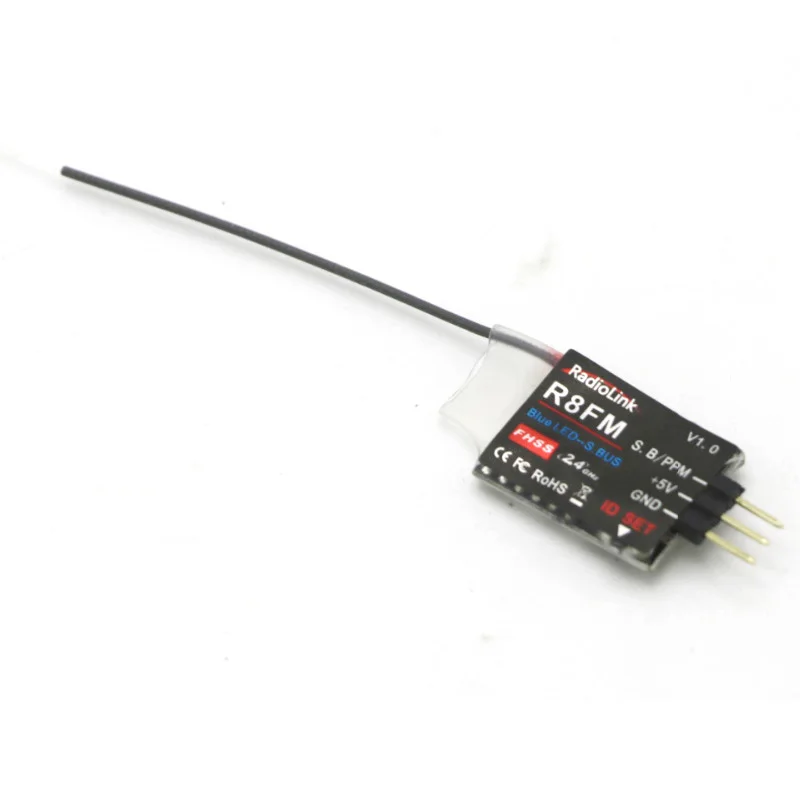 Радиоприемник R8FM Mini 2 4G 8 каналов 8CH FHSS для T8FB с поддержкой S BUS PPM|fhss receiver|radiolink receiverppm