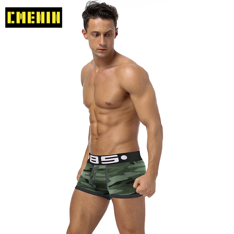Нижнее белье Innerwear BS из хлопка с надписью сексуальное мужское нижнее шорты