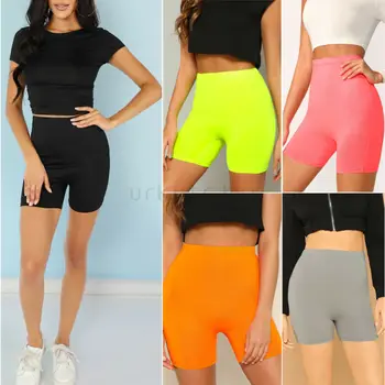 

Ladies Women Cycling Shorts Dancing Shorts Leggings Active Casual Slim Shorts