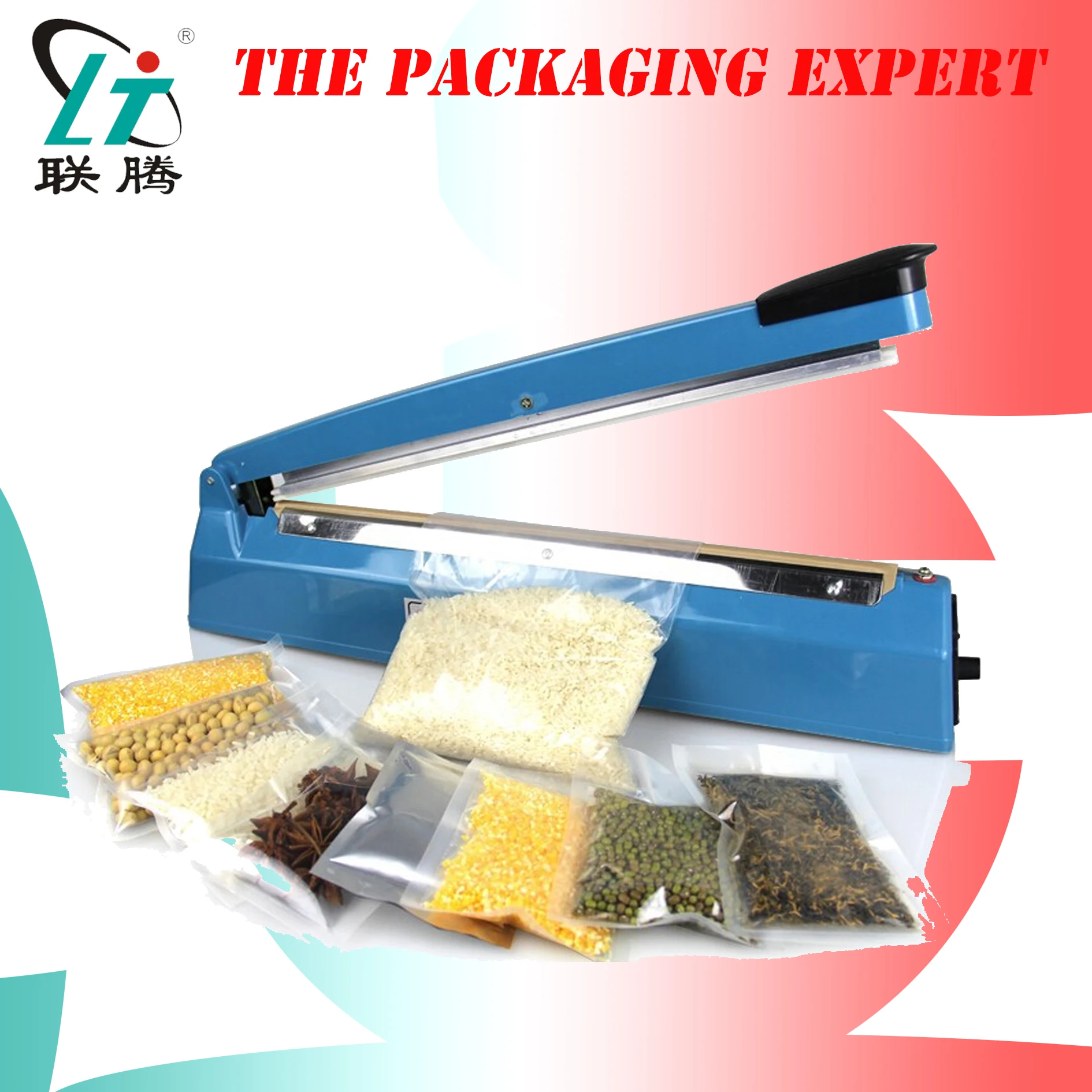 Impulse Sealer Manual Pouch Sealing Machine Aluminum Plastic Bag Heat 400mm Packing Device Electric SF-400 Free Shipping | Бытовая