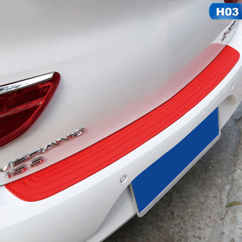 Автомобильная Накладка для багажника, бампера, защитная накладка для внедорожника, резиновая накладка на подоконник, защитная резиновая накладка для бампера, аксессуары для стайлинга автомобиля - Цвет: H03