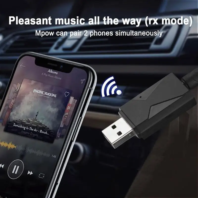 X01 2 в 1 Bluetooth приемник передатчик беспроводной 3,5 мм стерео аудио адаптер Android система Handset автоматический ответ