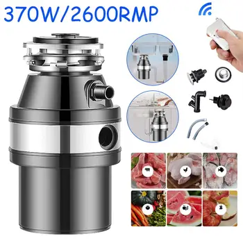 

370W Food Waste Disposers Full Automatic Kitchen Waste Disposer Garbage Disposal Shredder Food Waste Grinder For Kitchen Sink
