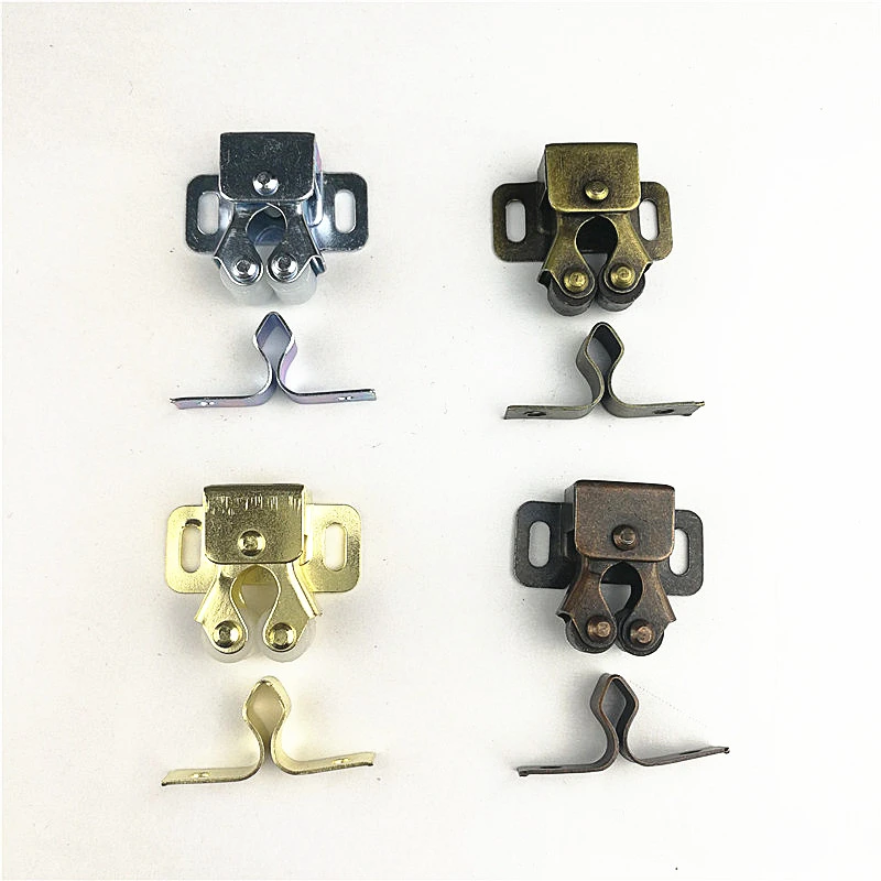 Tope de puerta para muebles, Tope cierre, amortiguador magnético, cierres de armario con tornillos, herrajes para armario|Pestillos de armarios| - AliExpress