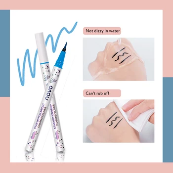 

Colorful Green White Matte Liquid Eyeliner Pencil Waterproof Makeup Liquid Eye Liner Blue Green Yellow Eyes Cosmetics Pen TSLM1