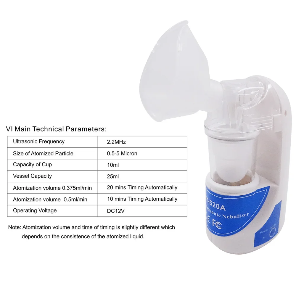 Домашний портативный ультразвуковой ингалятор для детей взрослых распылителя