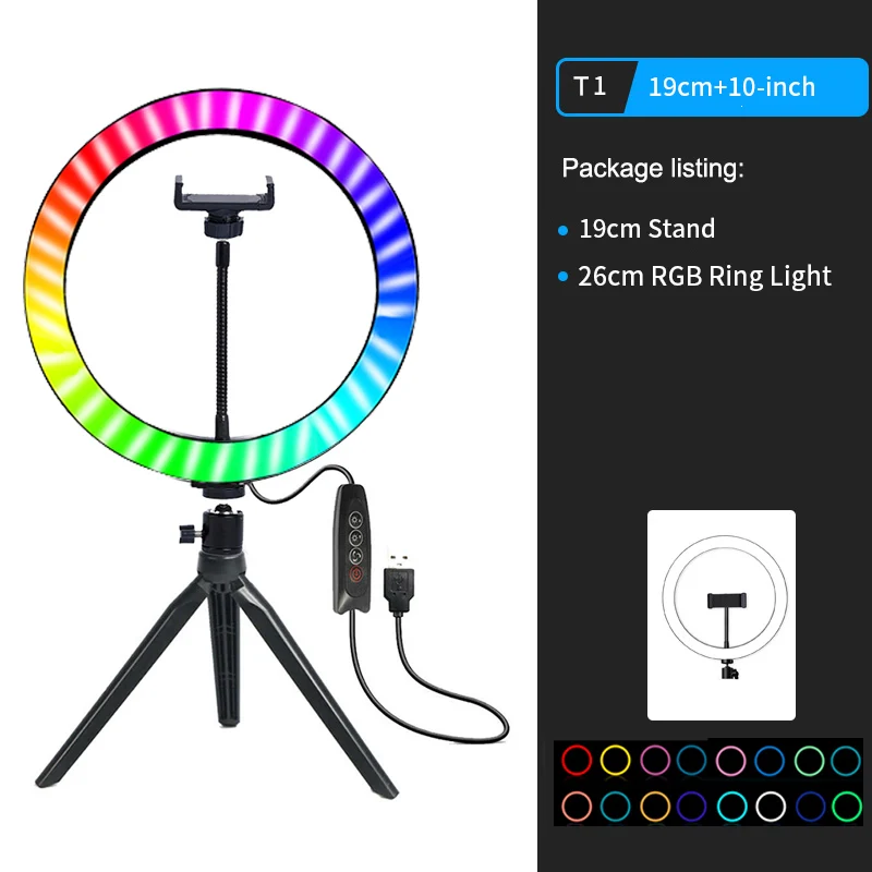 10'' Selfie Ring Light with Stand and Phone Holder - MOUNTDOG