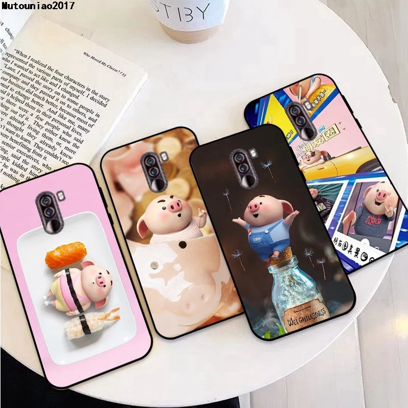Pig 2 Soft TPU Case Cover For Xiaomi Mi Note Mix 3 5S 5X 6 6X 8 9 SE A1 A2 CC9 Pocophone F1 Plus Lite | Мобильные телефоны и