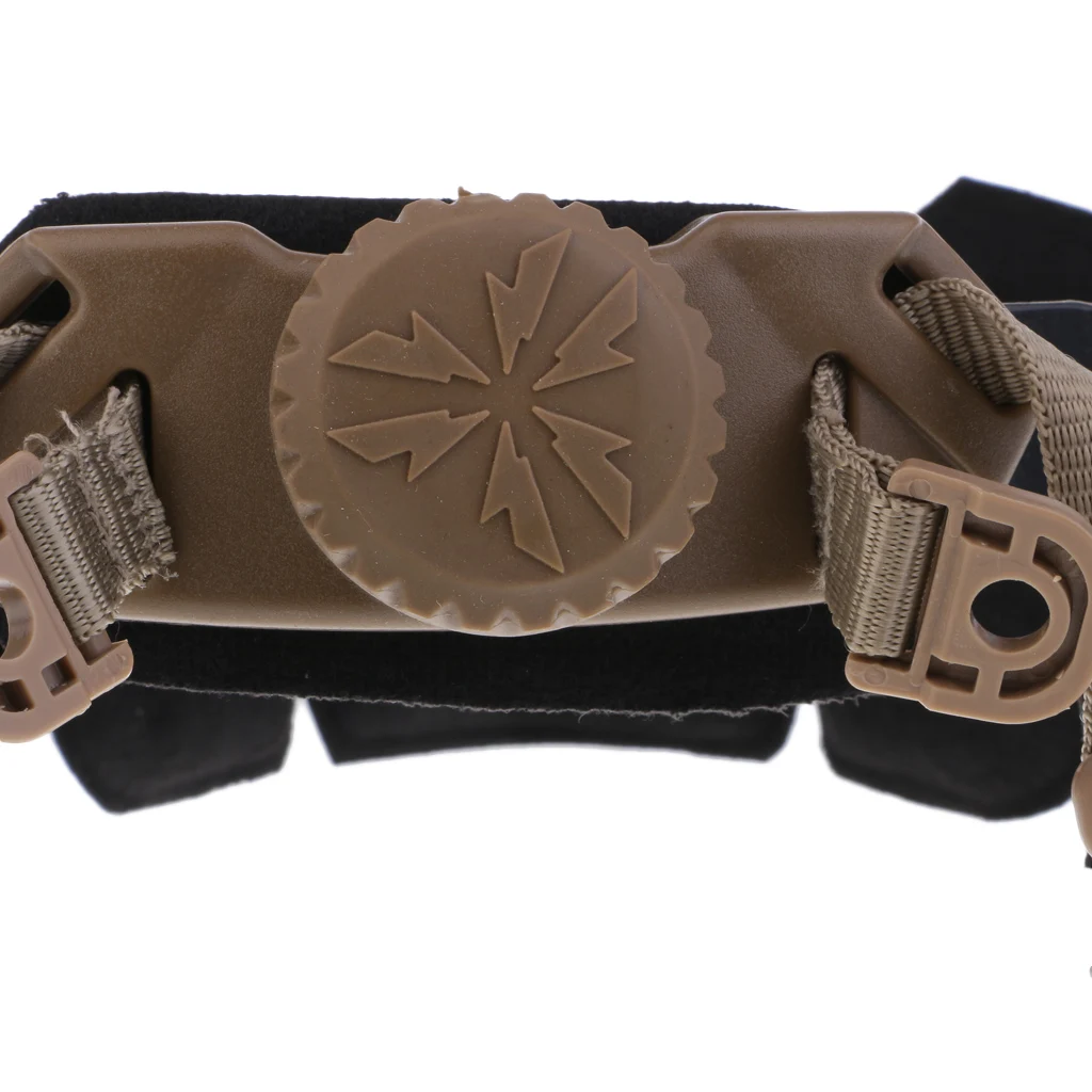 4 Points Helmet Chin Strap w/ Screws & Nuts for Fast ACH MICH Helmet, H-Nape Pad Harness