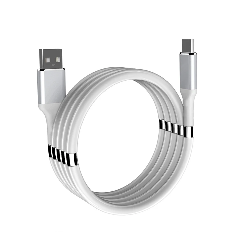 Self-Winding-USB-Magnetic-Absorption-Magic-Fast-Charging-Data-Cable-Magnetic-Suction-Magnet-Telescopic-Cable-for
