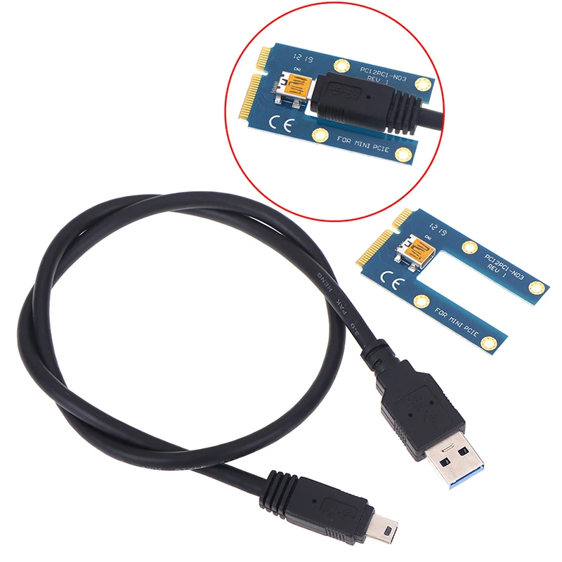 Usb3.0 pci-e к PCIe PCI 1x к 16x расширитель riser card адаптер для шахтера