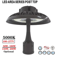 50/100/150/200W Светодиодный светильник с верхним креплением 5000K уличный стиль, садовая светодиодная лампа, парки для двора, гостиничное освещение