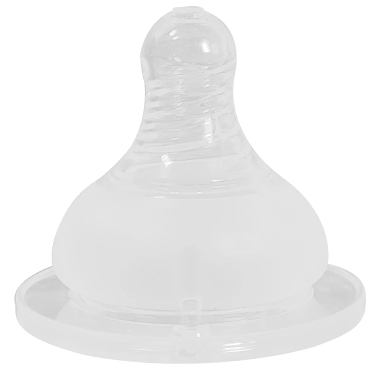 Silicone Baby Feeding Bottle Wide Neck Soft Teats 1PC for Baby Bottles