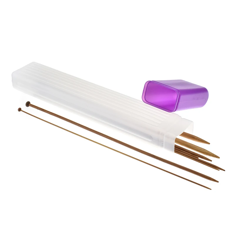 KOKNIT Knitting Needles Organizer 35cm Knitting Needles Plastic Storage Box Needle Sewing Accessories Storage Case Random Color  (2)
