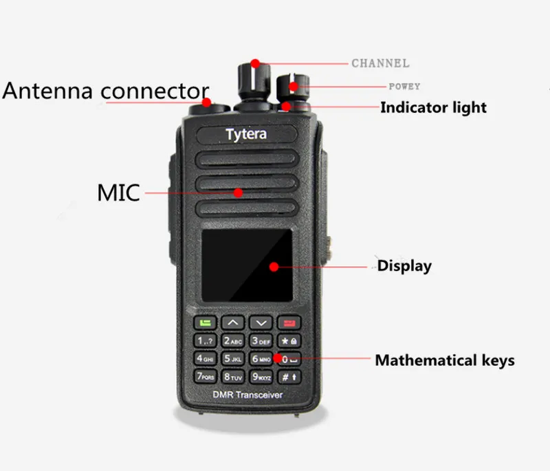 TYT MD-390 цифровой домофон DMR модель IP67 Водонепроницаемый gps цифровой телефон