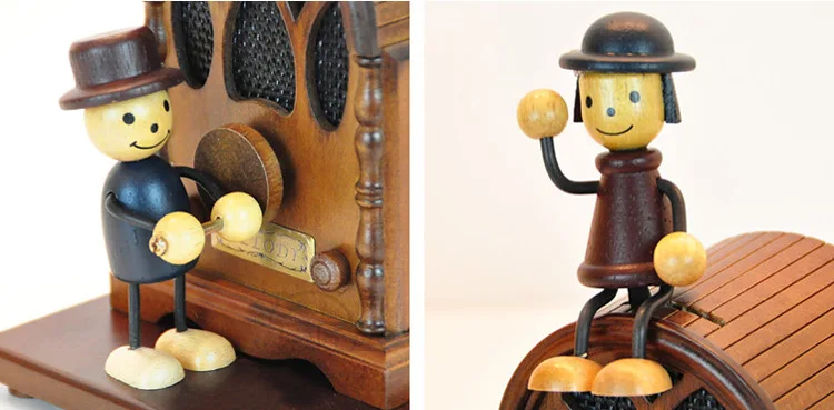 Умелый ремесленник дом старинная деревянная кукольная музыкальная шкатулка особый подарок на день рождения в год