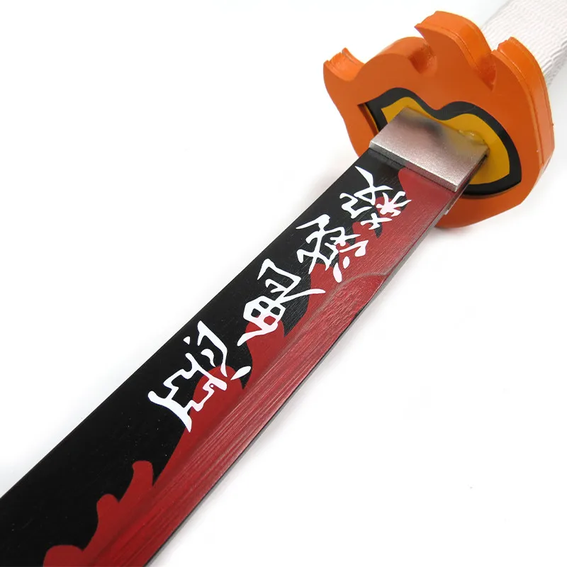 Аниме, истребитель демона: Kimetsu No Yaiba, реквизит для косплея, Kyojuro Rengoku, меч, оружие, Реплика для косплея, реквизит для комиксов, вечерние