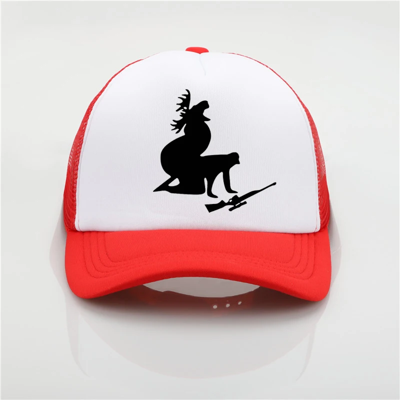 Модная шляпа Moose охотничья печать шапка с сеткой бейсболка Мужская и wo мужская летняя Трендовая шапка новая молодежная Джокер Солнцезащитная шляпа пляжный козырек шляпа - Цвет: Другое