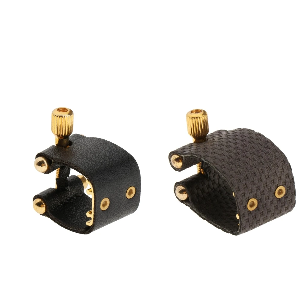 Saxophone Ligature Climp Durable Fastener Alto Tenor Soprano Sax Clarinet Part Replacement Sax Mouthpiece Ligature Clip Clamp