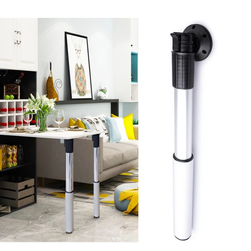 Table Leg HeightAdjustable Folding Table Legs, Foldable Telescopic