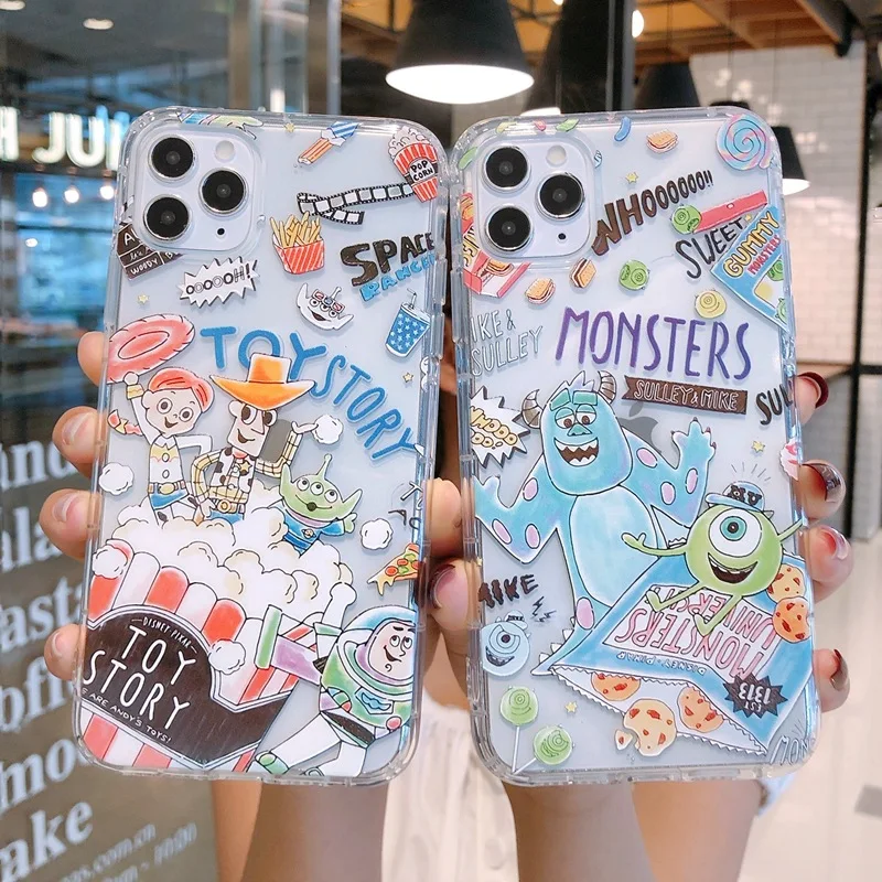 New Disney Phone Case For Apple Iphone 7 8 Se2 7plus 8plus Xs Max 11 Pro 12 Pro Tpu Phone Back Cover Cute Cartoon Shell Gifts Mobile Phone Cases Covers Aliexpress