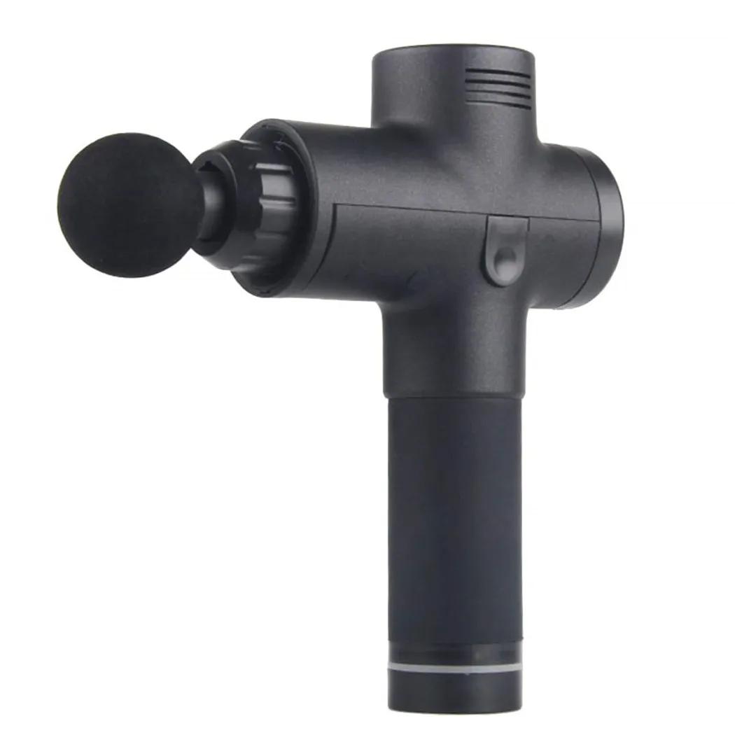 

Fascial gun massage gun multi head deep muscle relaxer electric mute fitness device