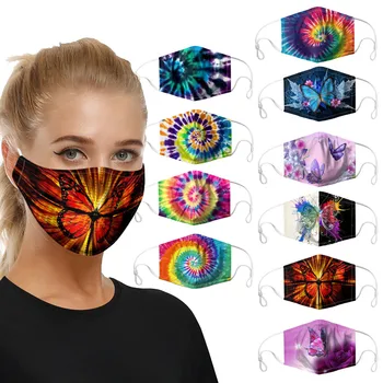 

10pc Digital 3D Funny Anti Pollution PM2.5 Mask Dust Respirator Washable Reusable Masks Unisex Mouth Asthma/Travel/ Cycling