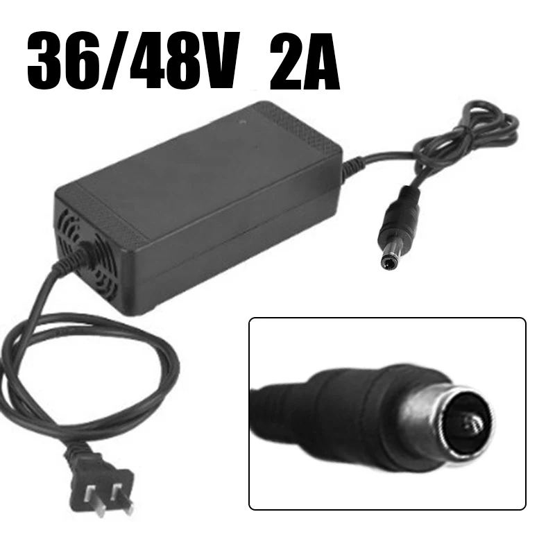 durable and practical Environmental 36V 2A/48V 2A Lithium Battery Charger for Electric Vehicle built-in smart fan