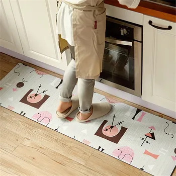 

Home Kitchen Mat Anti-slip Modern Rugs Living Room Balcony Bathroom Printing Carpet Doormat Hallway Bath Mat Blanket for Bedroom