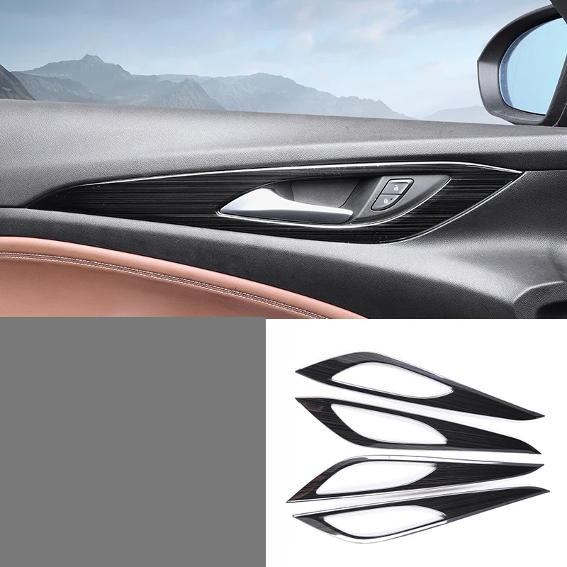 Lsrtw2017 рамка для автомобильной дверной ручки из нержавеющей стали Buick Regal Opel Insignia