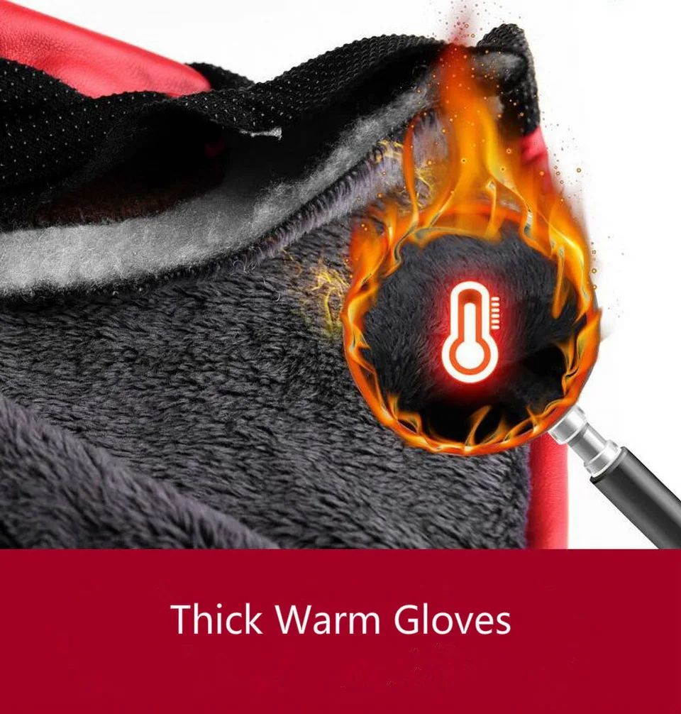 Новые зимние перчатки, мужские теплые перчатки, ветрозащитные перчатки, водонепроницаемые, для вождения, варежки для мужчин G013