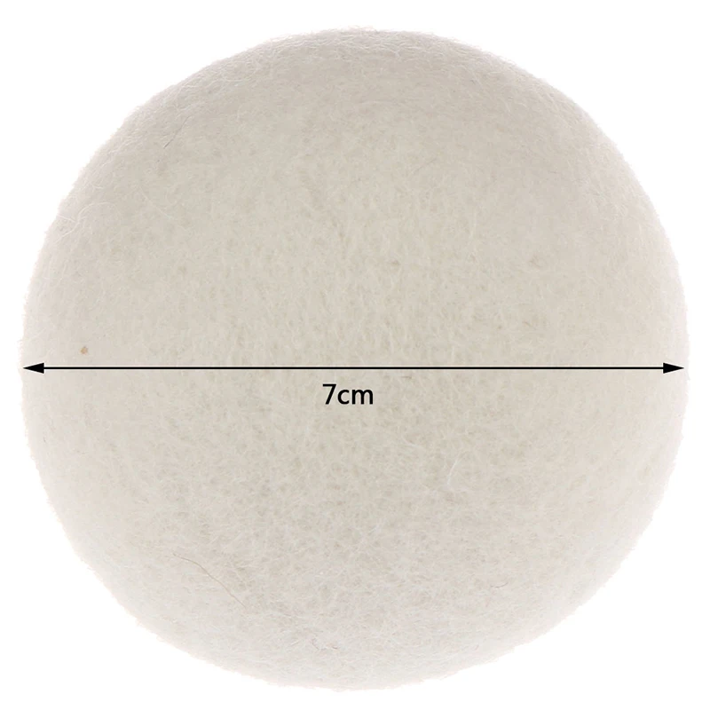 6 шт./компл. шарики-сушилки для белья Чистые шарики многоразовые натуральные органические ткани для белья смягчитель мяч Премиум Органический