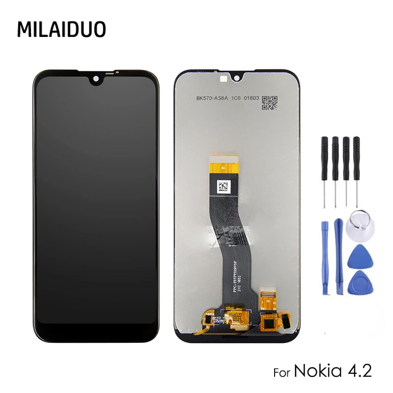 5,71 ''для Nokia 4,2 ЖК-дисплей TA-1184 TA-1133 TA-1149 TA-1150, TA-1157 кодирующий преобразователь сенсорного экрана в сборе ЖК-Замена черного цвета