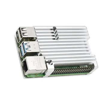 

For Raspberry Pi 4 Case Aluminum Box Metal Shell With A Heat Sink Cooling For Raspberry Pi Cooling Shell